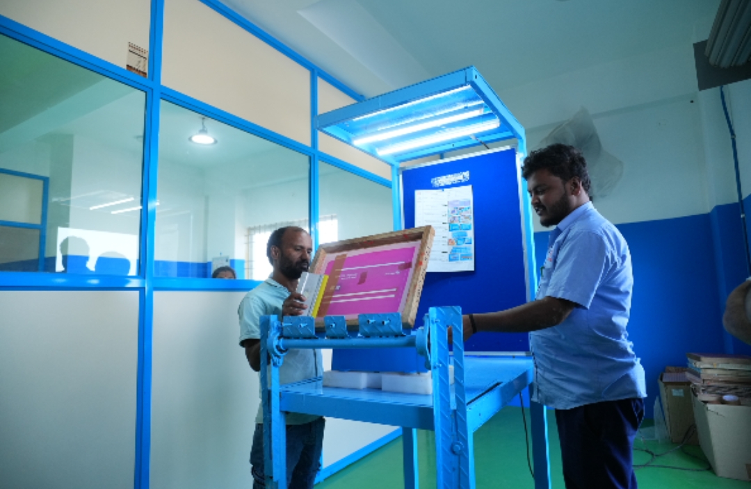 Screen Printing at VB Plasto Industries